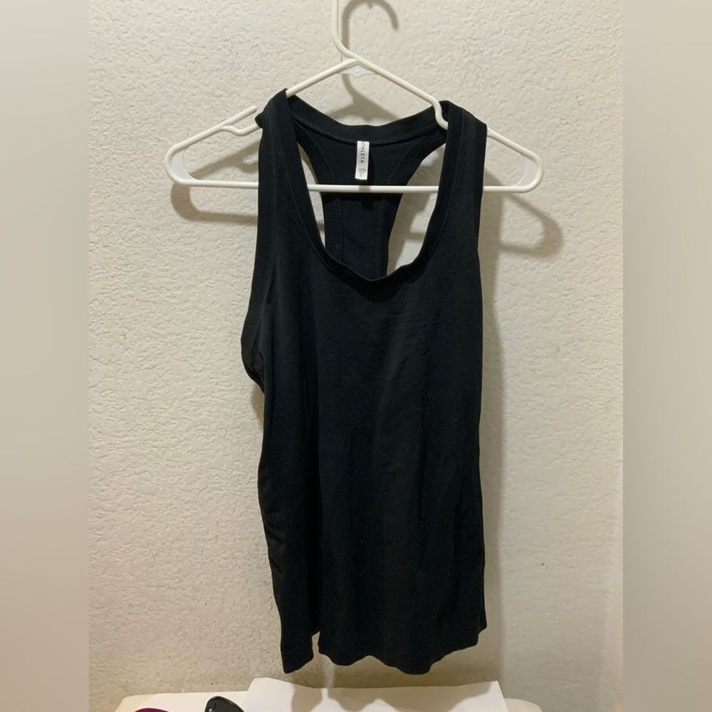 Athleta Black Tank Top Athletic Workout Size L